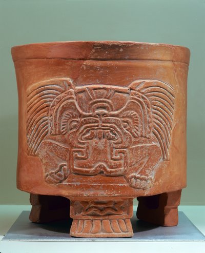 Tripod Vase, Late Xolalpan, 550-650 by Teotihuacan